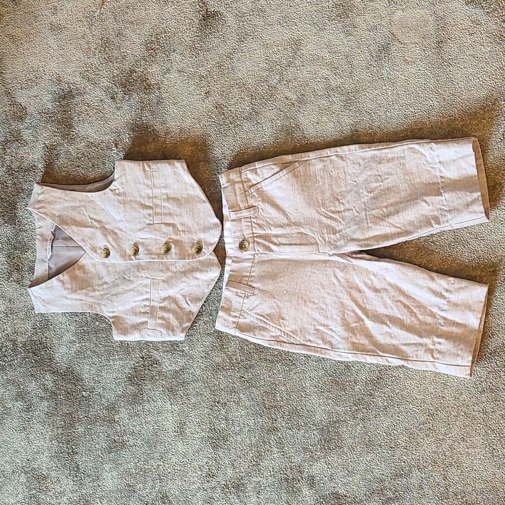 Cloud Grey Suit Pants and Vest